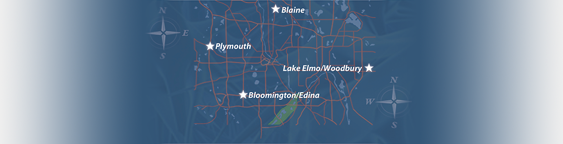 Map of locations